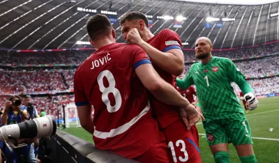 Slavlje orlova nakon gola