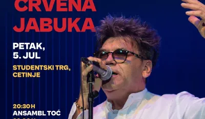 Crvena jabuka 5. jula na Cetinju