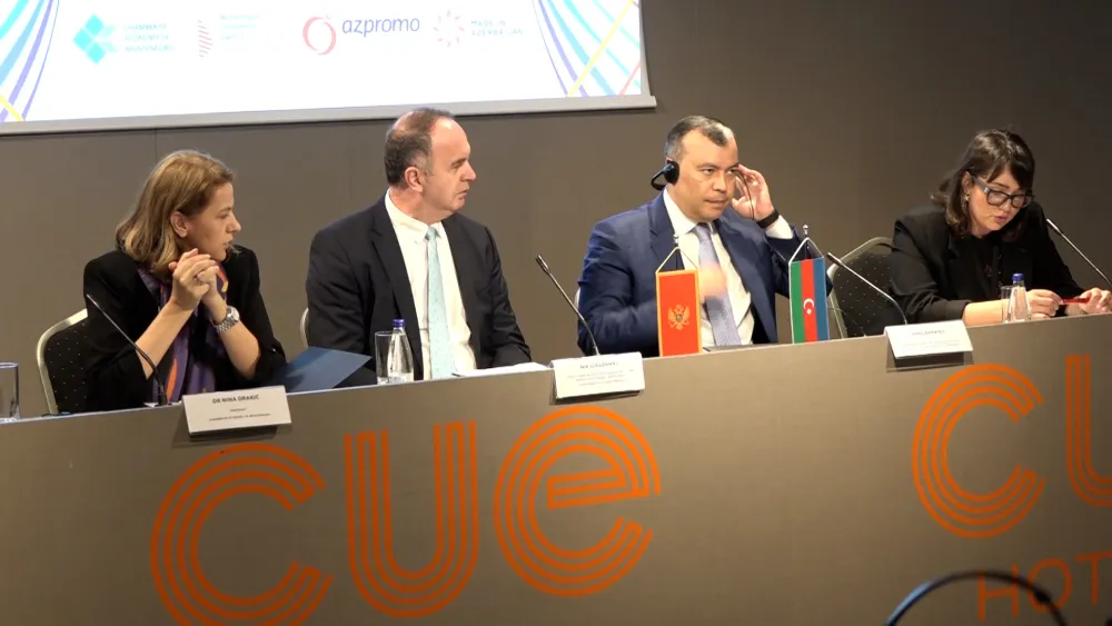 Drakić: U ekonomskim odnosima CG i Azerbejdžana postoji veliki prostori za unapređenje saradnje