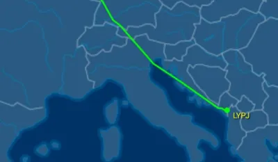 Zabilježen i sinoćnji Spajićev let iz Brisela do podgorice