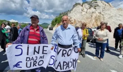 U ponedjeljak blokada puta Podgorica - Cetinje