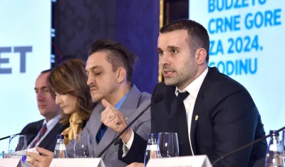 Milojko Spajic, Novica Vukovic, Predstavljanje budzeta 2024, budzet, budzet 2024