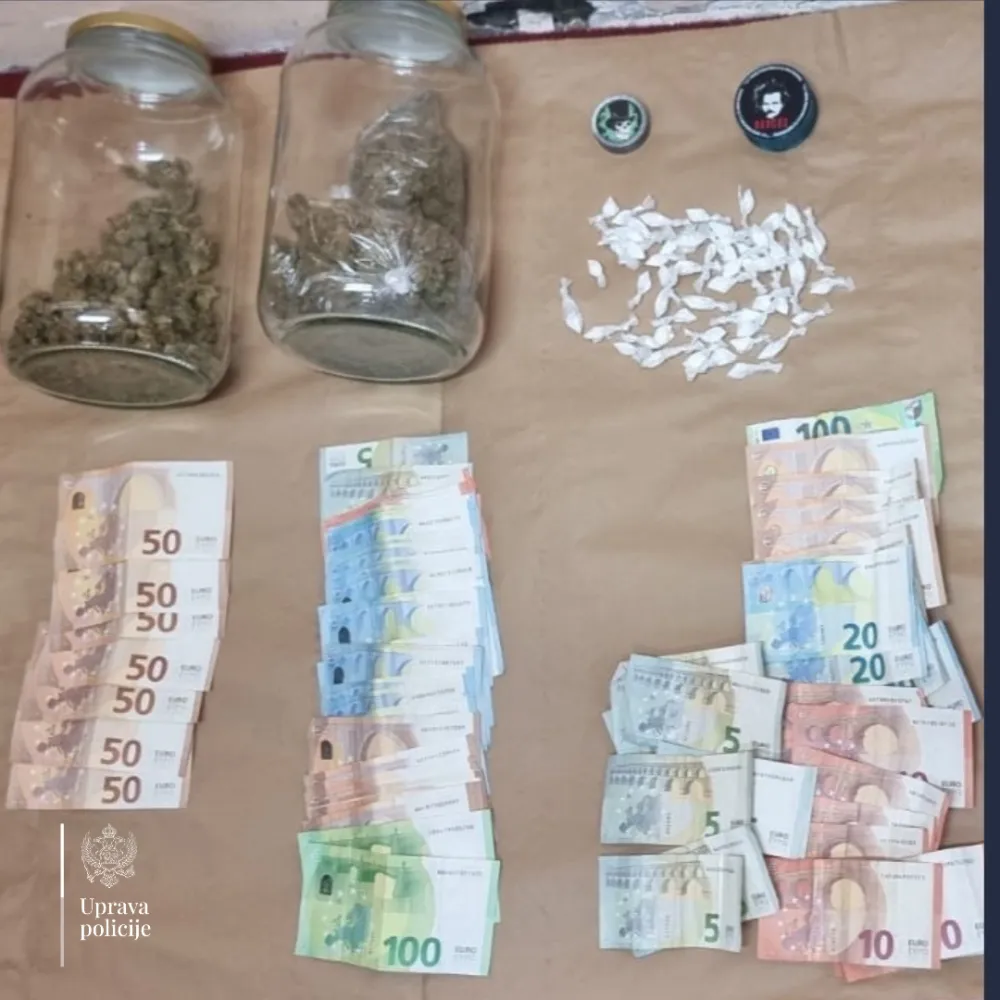 Policija uhapsila Podgoričanina zbog dilovanja droge, tužila&scaron;tvo ga pustilo da se brani sa slobode