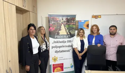 Projekat "Inkluziјa OSI u poljoprivrednoј dјelatnosti'': Obuka za osam lica, od koјih će pet zaposliti