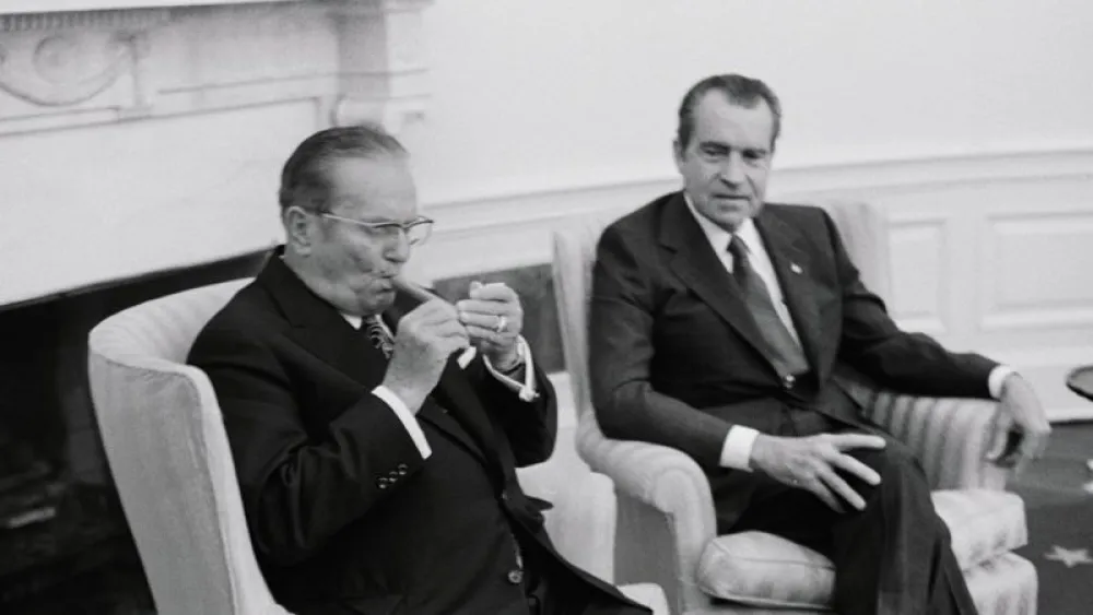 Тито и Ричард Никсон 