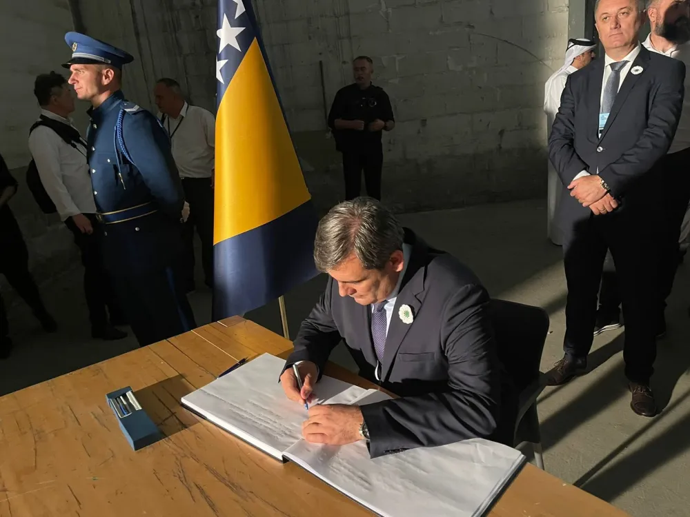 Ervin Ibrahimović počast Srebrenica