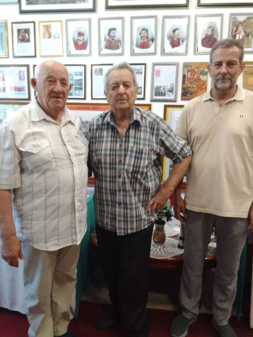(S lijeva na desno) Branko Pavić, Slobodan Babić i Rajko Lipovac