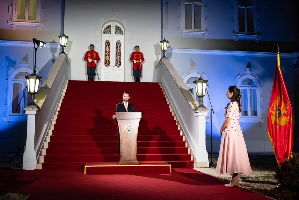 Predsjednik MIlatović, prijem povodom ana državnosti