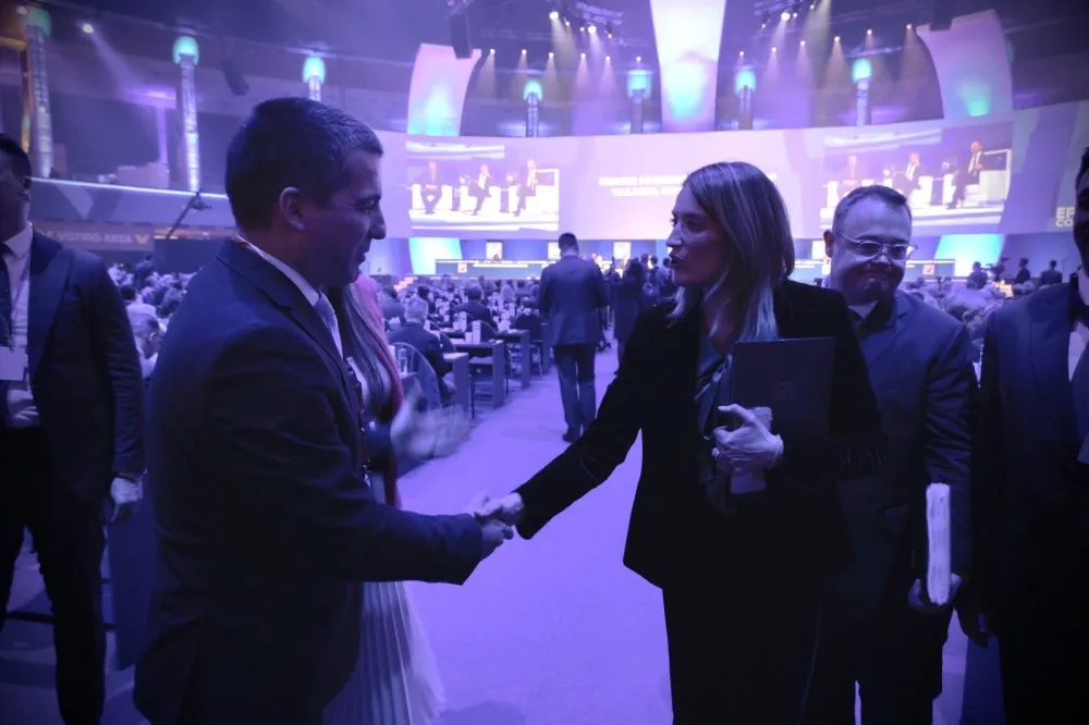 Aleksa Bečić i Roberta Metsola