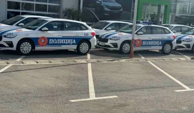 Nova policijska vozila (Foto: Portal RTCG)