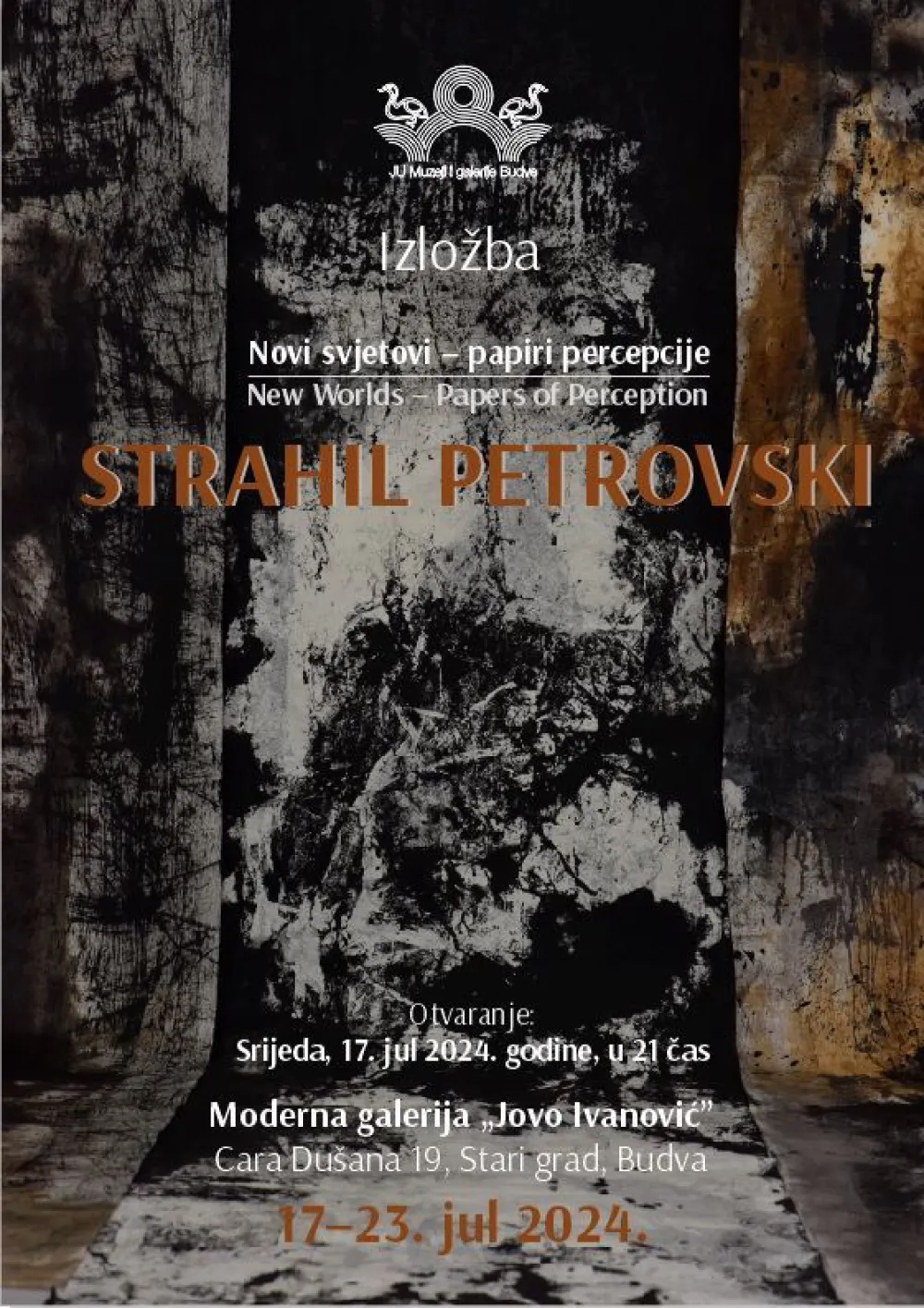 Plakat kojim se najavljuje izložba