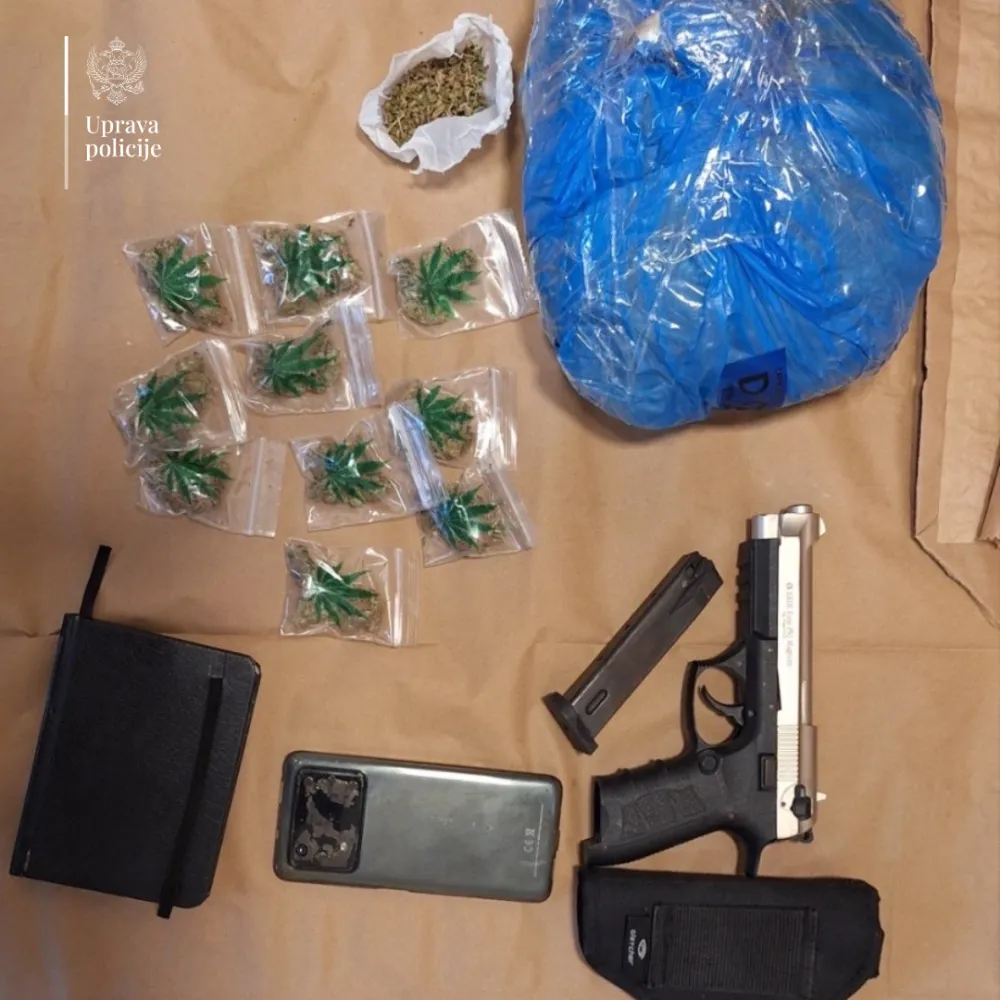 Narkotici pronađeni u Tivtu