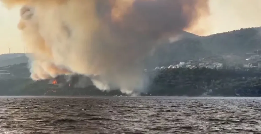 Požar u Trogiru