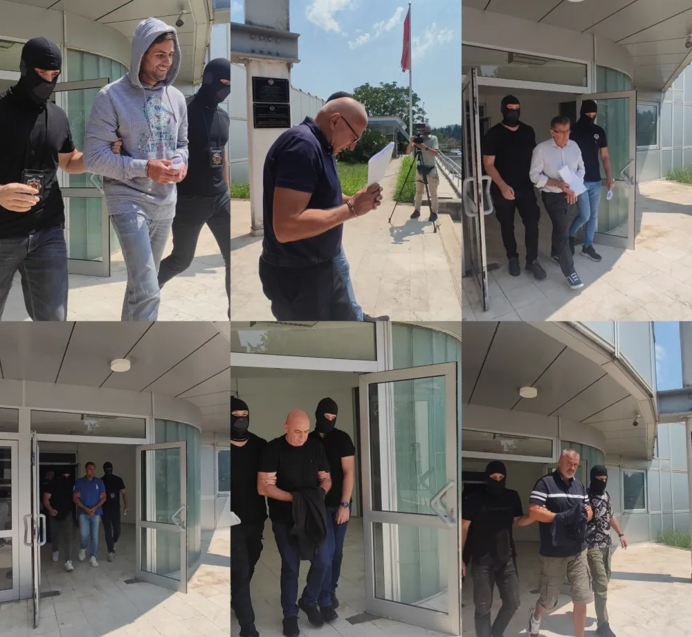 Akcija "General": Osumnjičeni privedeni kod istražnog sudije