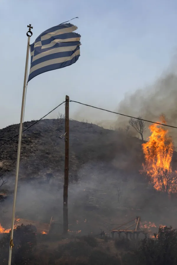 Za sjutra upaljeno upozorenje za požare u Grčkoj