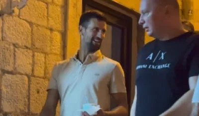 (VIDEO) Novak Đoković u Kotoru pro&scaron;etao sa Marijom &Scaron;arapovom