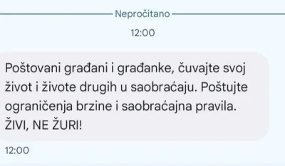 MUP apeluje: Čuvajte svoje i tuđe živote u saobraćaju