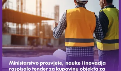 Raspisan tender za kupovinu objekta za smje&scaron;taj studenata u Podgorici