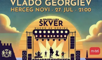 Koncert na vodi Vlada Georgieva 27.jula u Herceg Novom