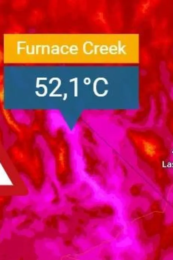 Visoke temperature, ilustracija