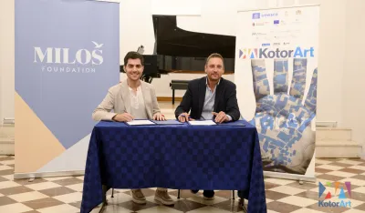 Memorandum o saradnji fondacija Don Branko Sbutega i&nbsp;Miloš Karadaglić: Briga za mlade, talentovane crnogorske umjetnike