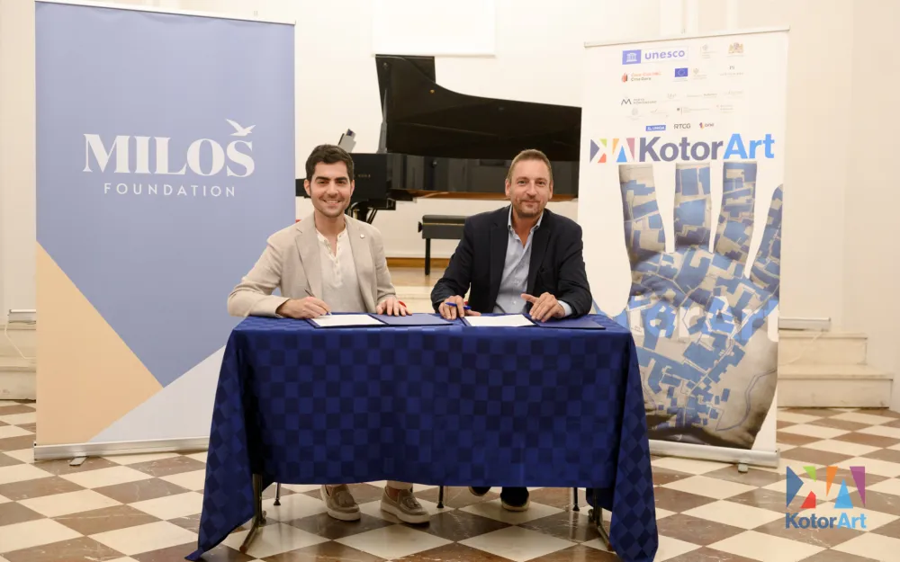 Memorandum o saradnji fondacija Don Branko Sbutega i&nbsp;Miloš Karadaglić: Briga za mlade, talentovane crnogorske umjetnike