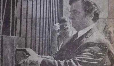 Veljko Milatović otvara Mauzolej (List Pobjeda 01 08 1974 snimio Miodrag Ilić)