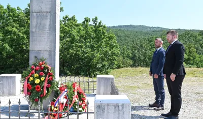 Koprivica položio vijenac na spomenik posvećen bici na Vučjem dolu