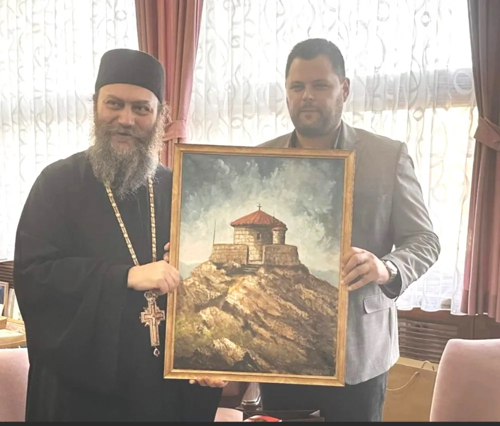 Nik&scaron;ić: Кovačević upriličio&nbsp;prijem za igumana manastira Hilandar