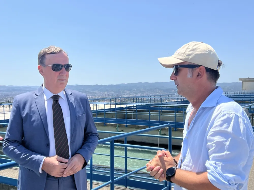 Laku&scaron;ić posjetio postrojenje za preradu vode Bovilla u Tirani