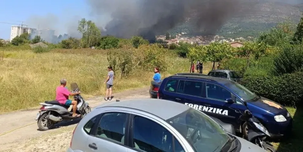 Zapalila se baraka iza Srednje stručne &scaron;kole u Baru