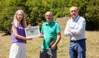 Uručeno priznanje nadzorniku NP Prokletije