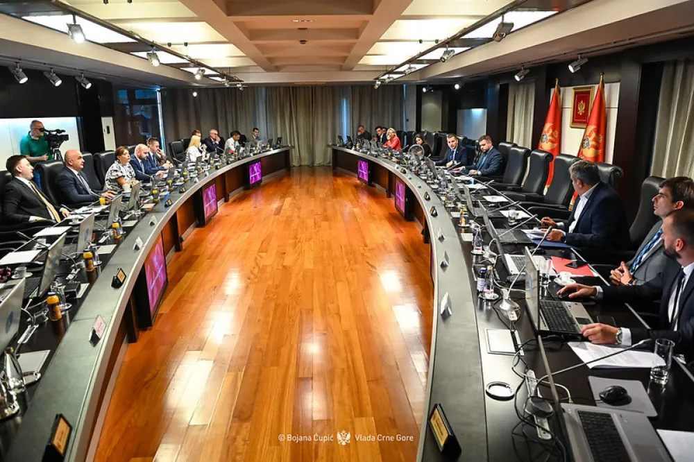 Marko Bulatović v.d direktora Uprave za nekretnine, Koča Đuri&scaron;ić v.d. direktora Uprave za državnu imovinu