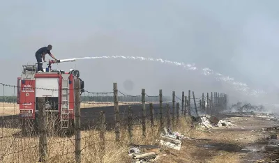 Ga&scaron;enje požara u vinogradu "Plantaža"