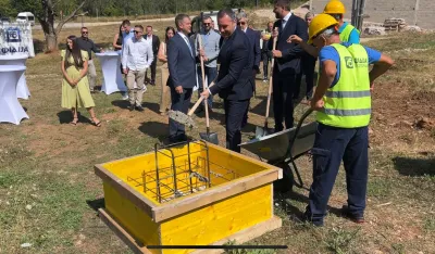 Postavljen kamen temeljac za izgradnju sportske hale u Plužinama