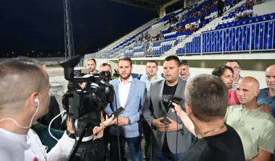 Otvorena rekonstruisana zapadna tribina stadiona FK "Sutjeska"