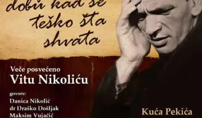 Veče posvećeno Vitu Nikoliću u &Scaron;avniku