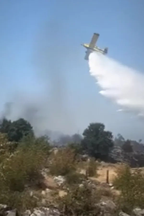 (VIDEO) MUP: Protivpožarni avion MUP-a hitno upućen u Dino&scaron;u