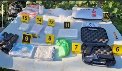 U Danilovgradu uhap&scaron;ena osoba sa dva kilograma kokaina