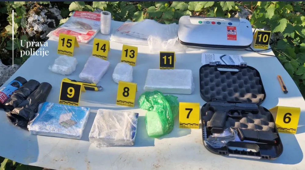 U Danilovgradu uhap&scaron;ena osoba sa dva kilograma kokaina
