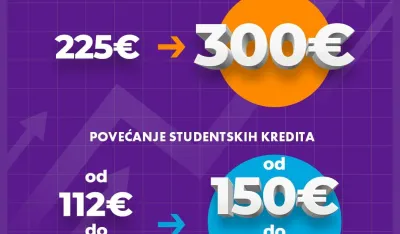 Predloženo povećanje studentskih stipendija i kredita