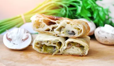 Posna pita sa pečurkama