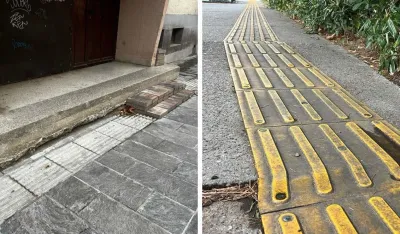 Iz Udruženja slijepih ukazuju: Žute trake ukloniti, betonske ofarbati