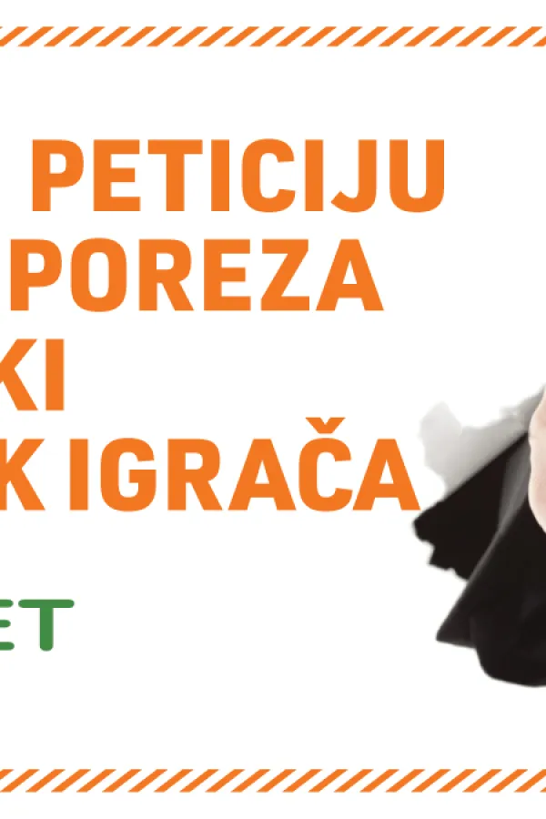 Potpi&scaron;i peticiju protiv poreza na dobitak igrača