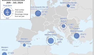 Spoljne granice EU: Neregularni granični prelazi pali za skoro 40 odsto