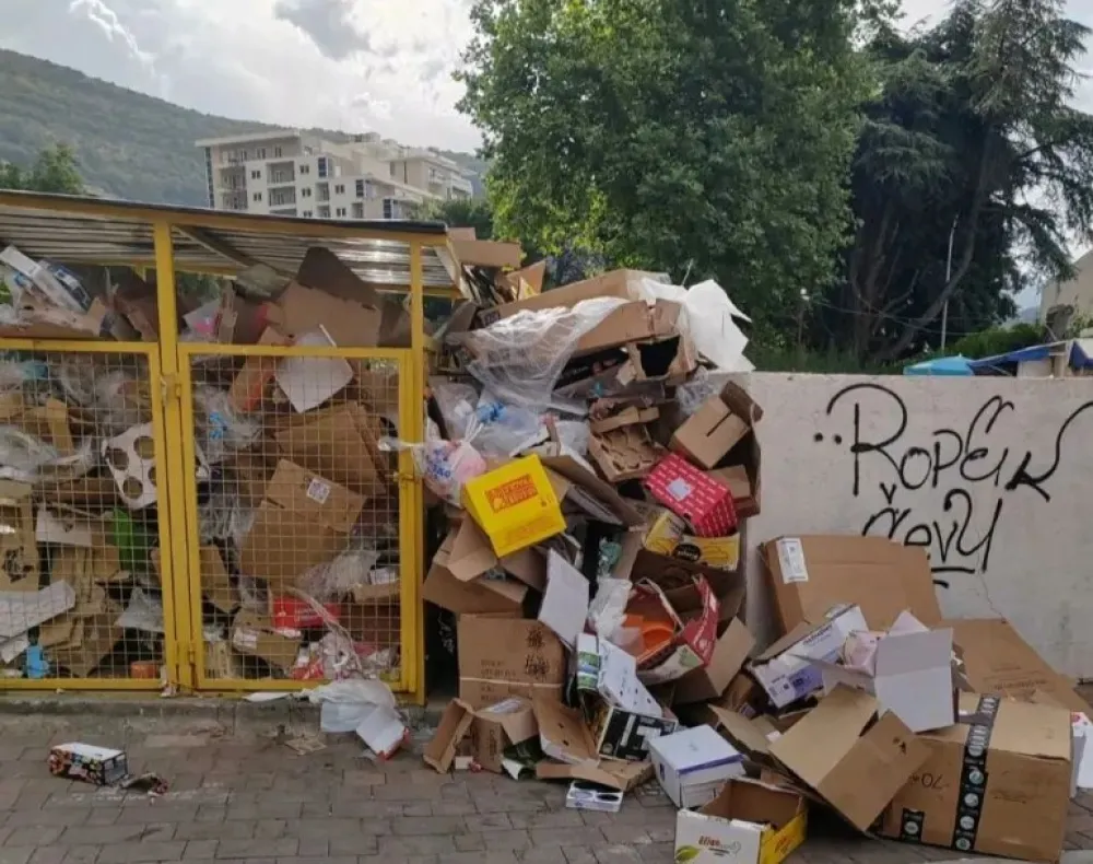 Ilustracija Smeće Budva