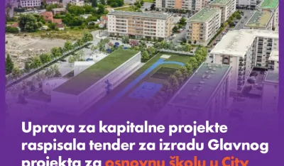 Raspisan tender za izradu glavnog projekta &scaron;kole u Siti kvartu
