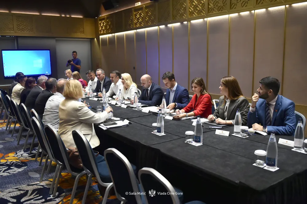 Sa sastanka Kopmana i Spajića u Budvi