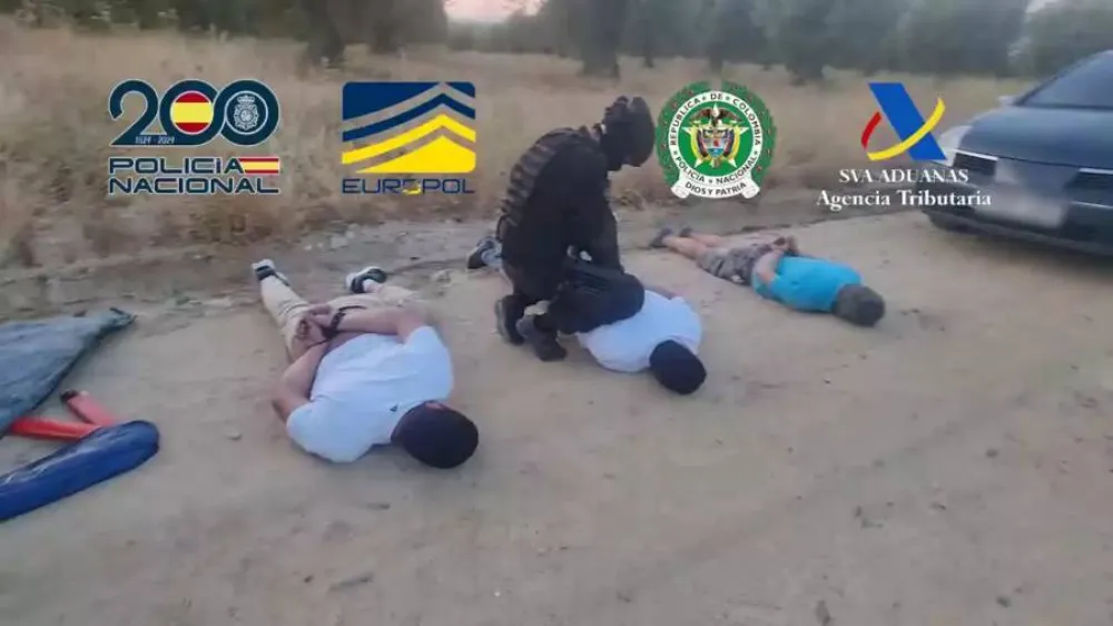 &Scaron;panska i kolumbijska policija i rasturile veliku grupu krijumčara kokaina