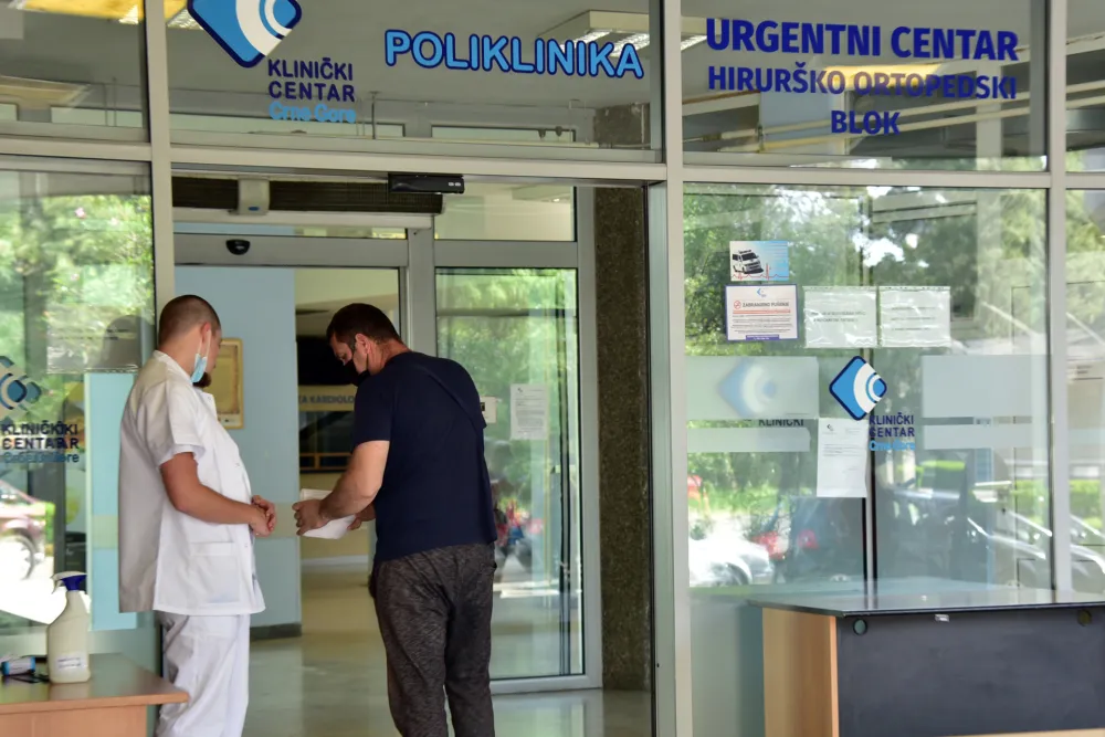 U KCCG za dan obavljeno blizu 1,5 hiljada pregleda